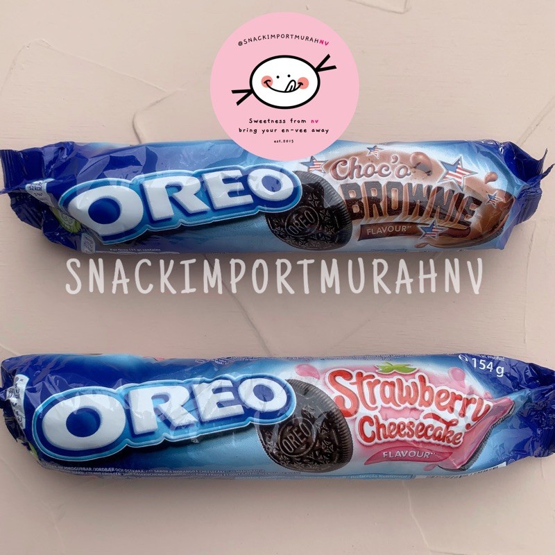 Oreo Strawberry Cheesecake / Choco brownie / Oreo Mint