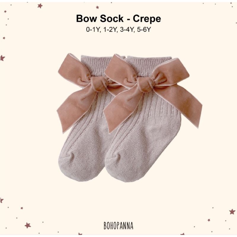 Bow Sock BohoPanna B19