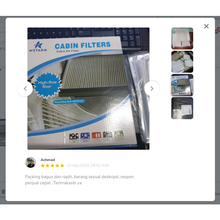 FILTER AC MOBIL WULING ALMAZ CORTEZ CONFERO FORMO