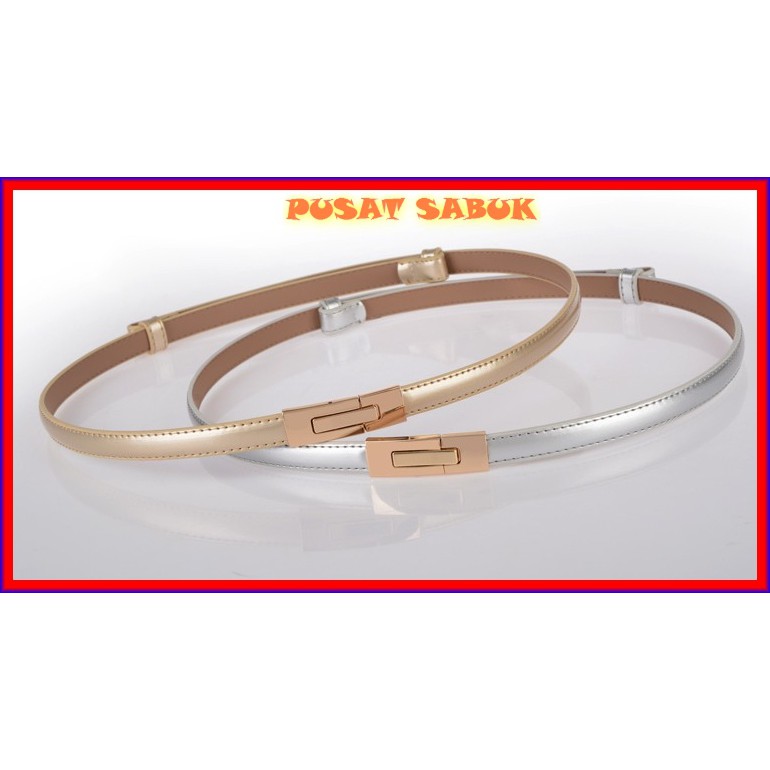 Gesper Wanita Tali Ikat Pinggang Kulit Kecil Korea Sabuk Cewek Women Belt Fashion Murah Cantik mulus