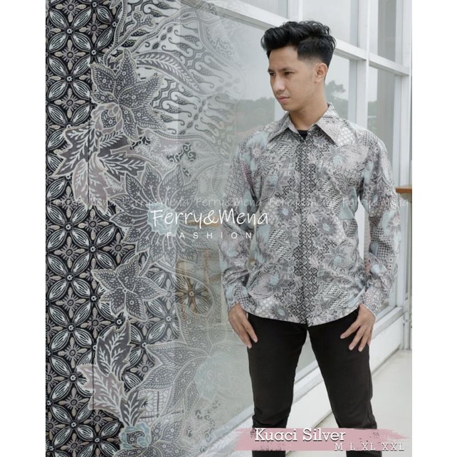 Motif Terbaru - Kemeja Batik Pria Lengan Panjang - Hem Batik Modern / Kemeja Batik Seragam