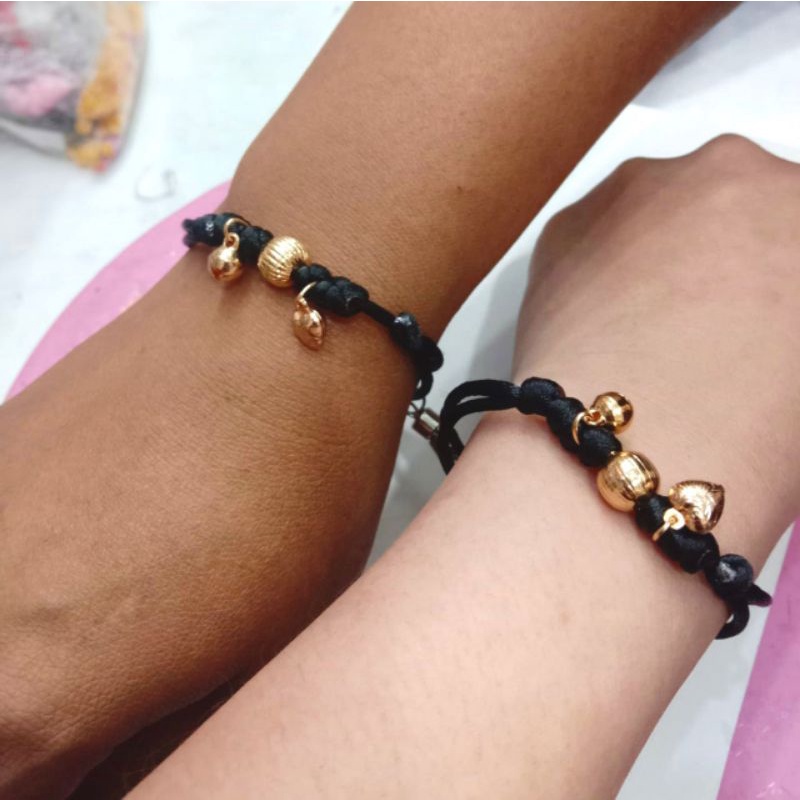 2pcs sepasang gelang//gelang soulmate //gelang couple//gelang persahabatan//gelang