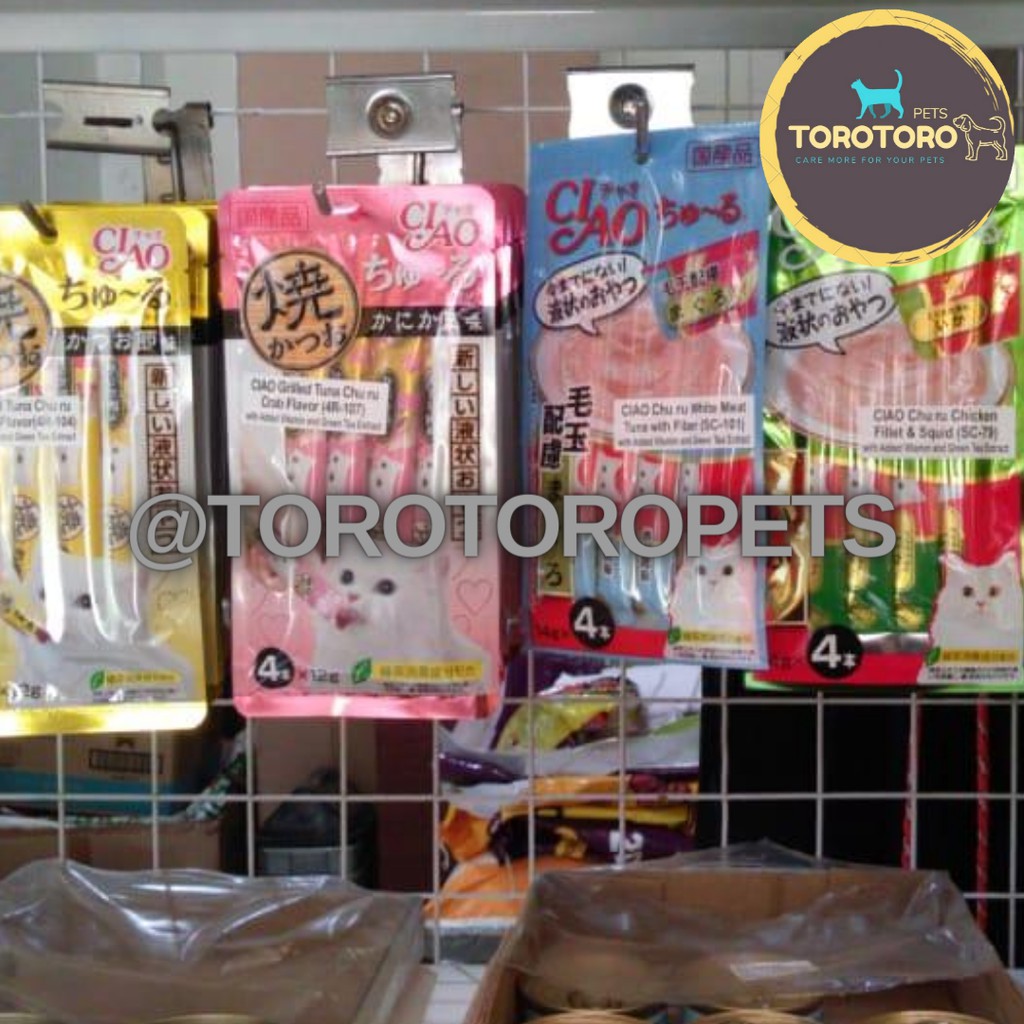 Snack Kucing CIAO Grilled Tuna Creamy Treats