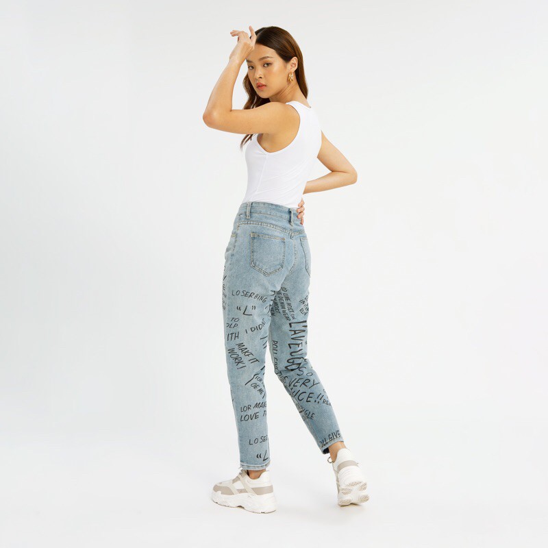 VIERLIN - Jeans 7295 - HIGH WAIST JEANS BOYFRIEND