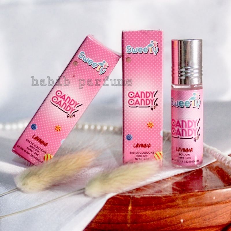 ROLL ON SWEETY ( CANDY CANDY ) BABY ANAK BAYI DEWASA PRIA WANITA 6ML FREE BOX BPOM COD