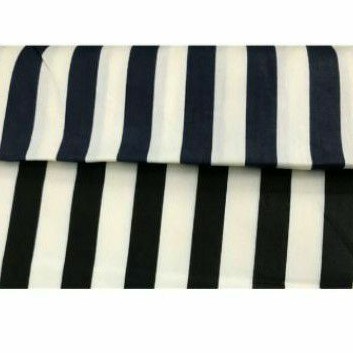 Kain Katun Jepang Motif Salur Garis Stripes Strip Bahan Lebar 150cm