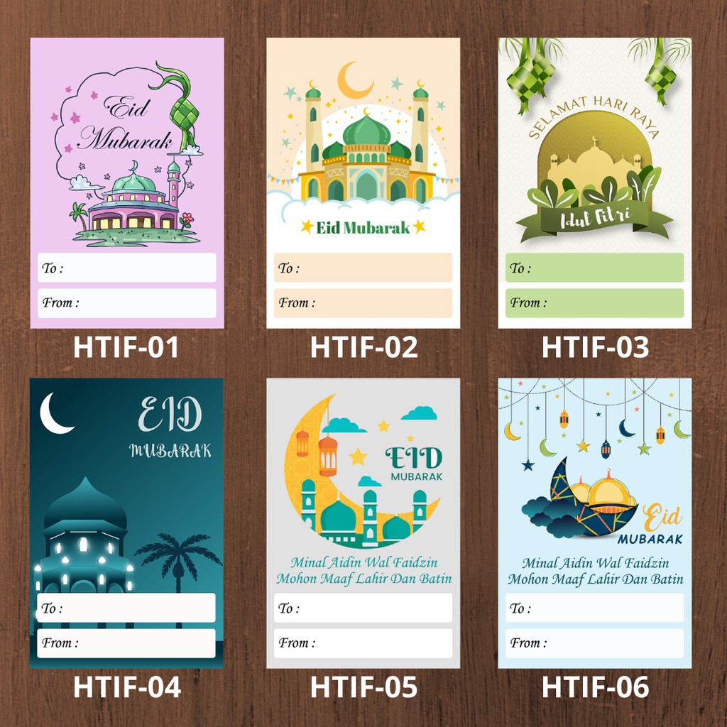 

Hangtag/Kartu Lebaran Idul Fitri