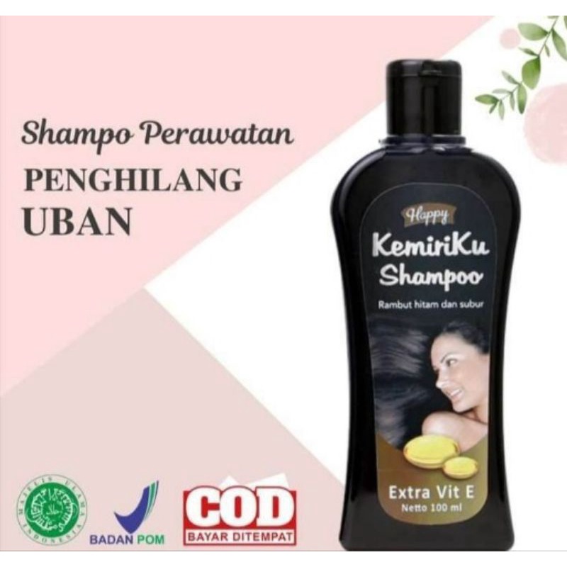 Shampo Happy Kemiriku Ampuh Menghilangkan Uban Bpom