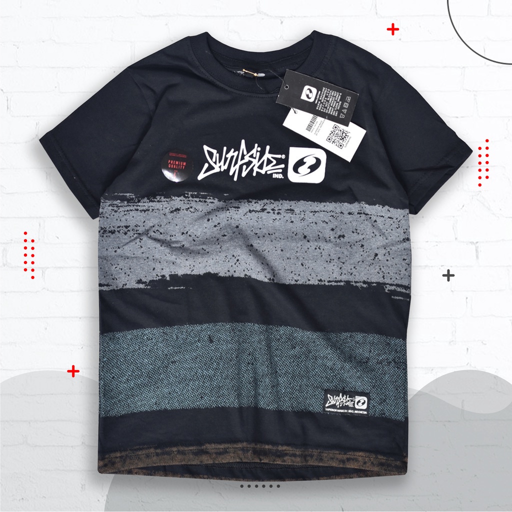 kaos anak ldistro motif salur original surfside ind