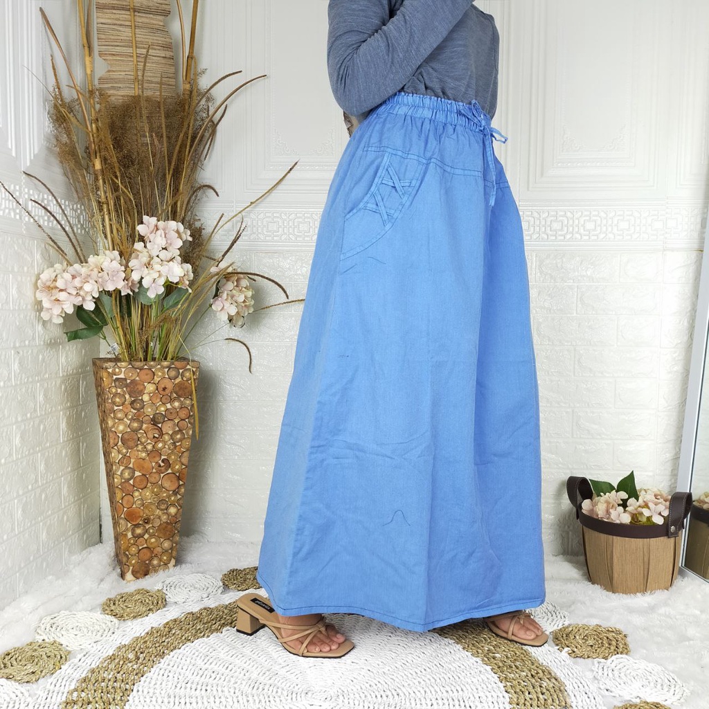 ROK JEANS WASHED MODEL A-LINE