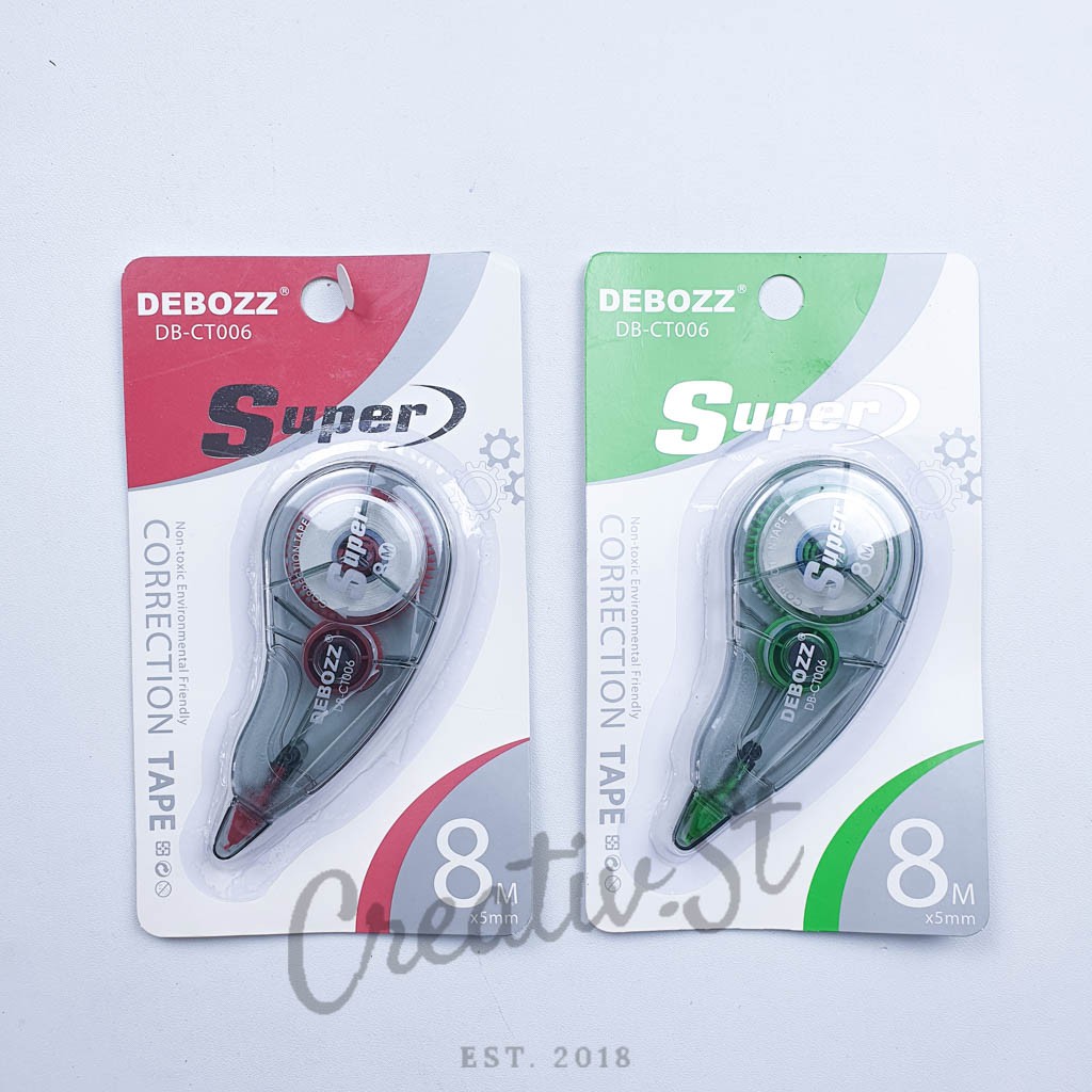 

DEBOZZ Tip-Ex Kertas Correction Tape Db-Ct006 8 Meter