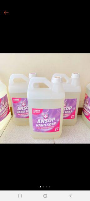 Ansop Karbol Anti Bacterial Pembersih Lantai 5 Liter Ready Anti Corona 5l / Ansoap
