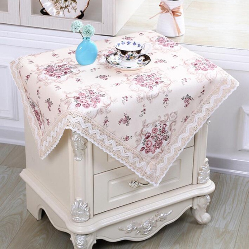 Coffee Universal Cover Towel Bedside Table Cover Anti Skid Bed Cabinet Cover Dust Cloth Shopee Indonesia