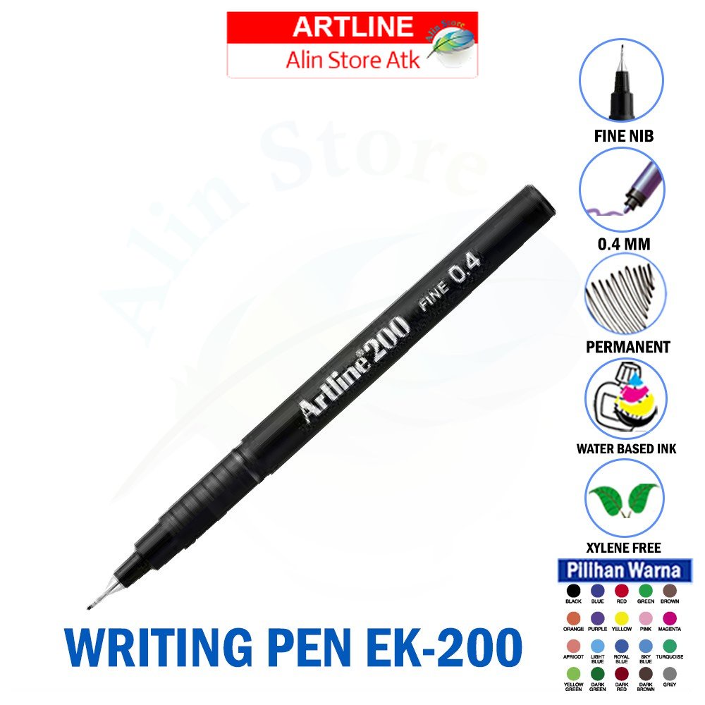 

Artline - Writing Pens EK-200 Atk Murah Original