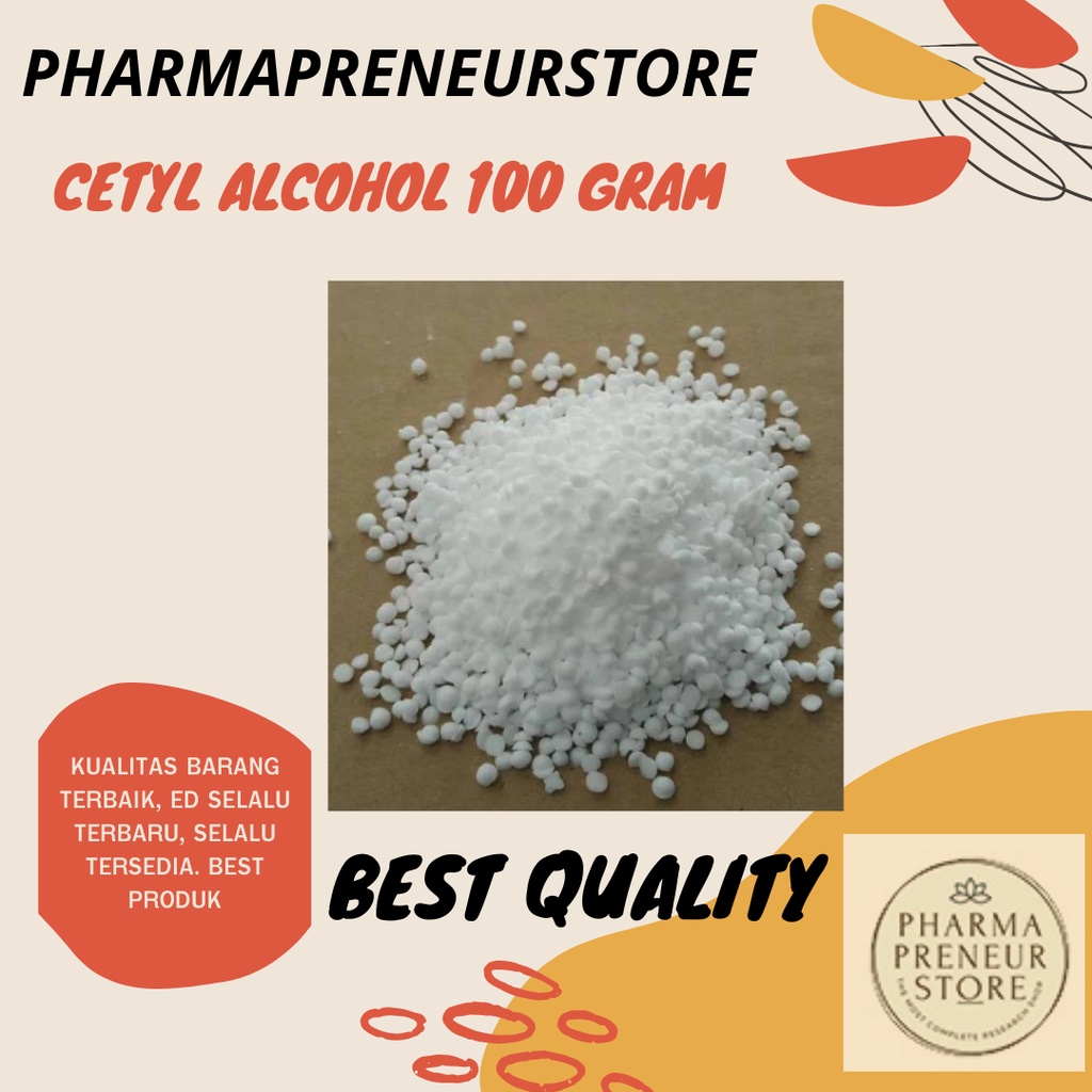 CETYL ALCOHOL / SETIL ALKOHOL 100 GRAM BEST QUALITY