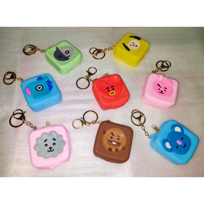 Dompet Koin Silikon Karakter BTS BT21