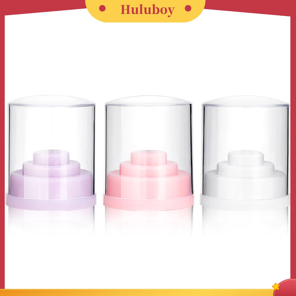Huluboy Huluboy♡ Rak Stand Display Holder Mata Bor Pengikir Kuku 48 Lubang