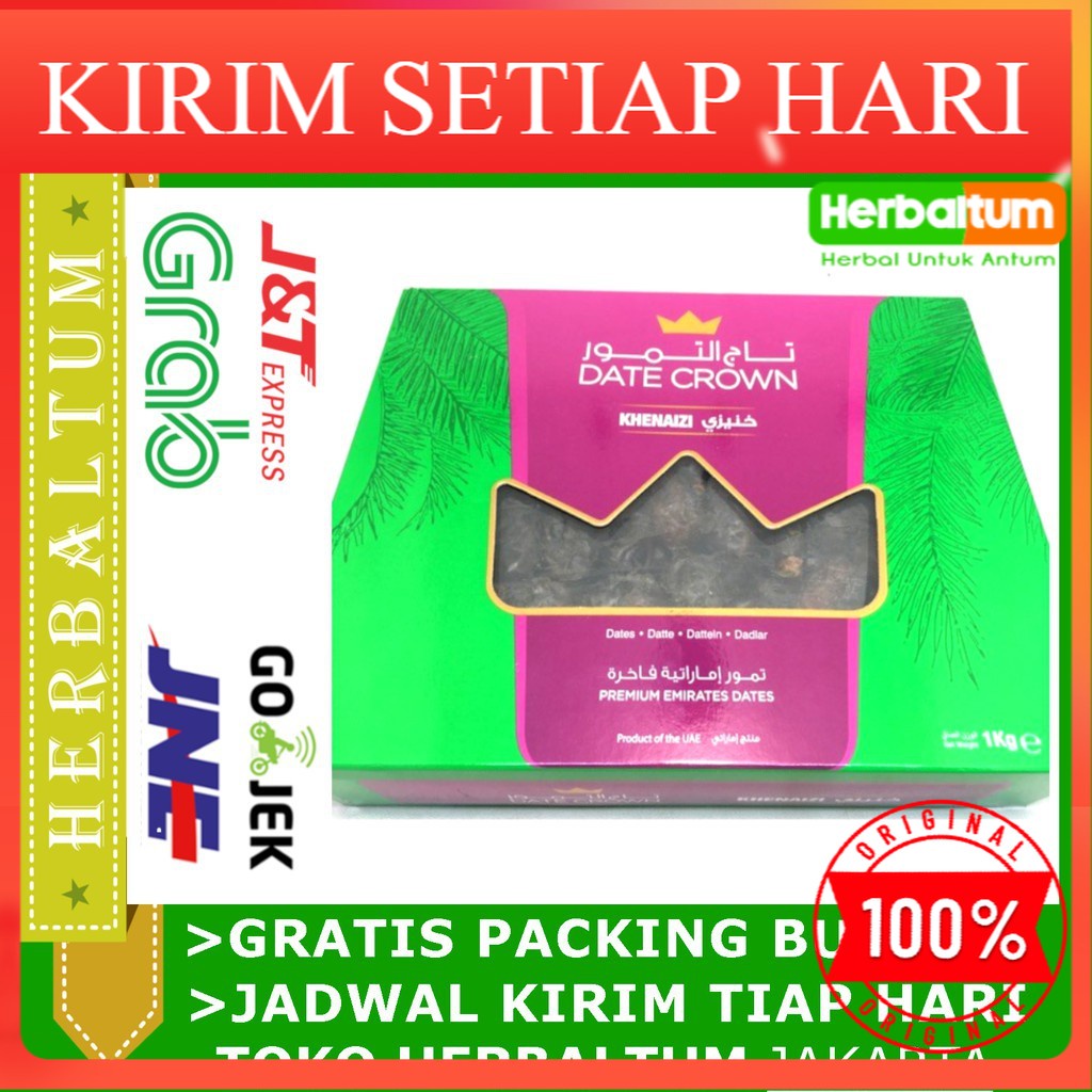 

Paket 3 Murah Kurma Khenaizi 1 Kg TERBARU