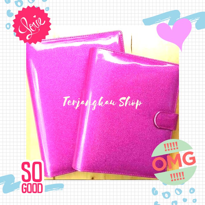 

BD 014 BINDER GLITTER CANDY 20 RING A5 - Hitam