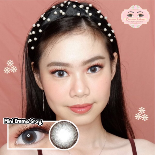 DREAMCOLORLENS Softlens - Mini Emma Gray / Grey / Abu Minus Beda Minus