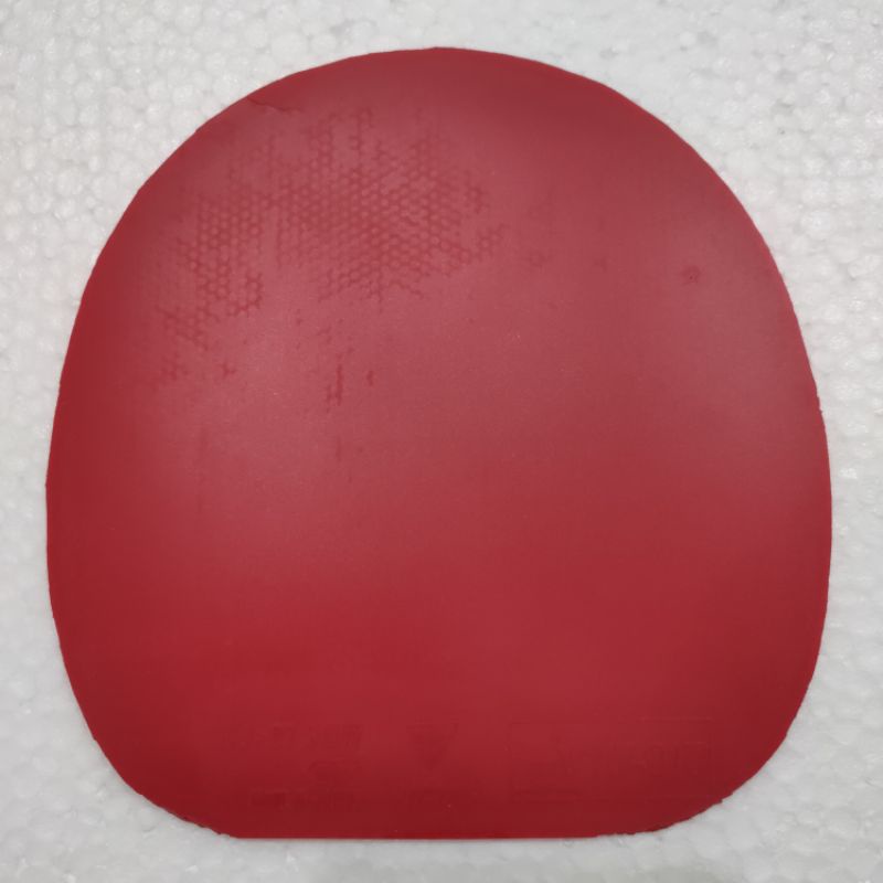 Karet Bet Tenis Meja Pingpong Victas VJ>07 Stiff 2.0mm Merah Bekas