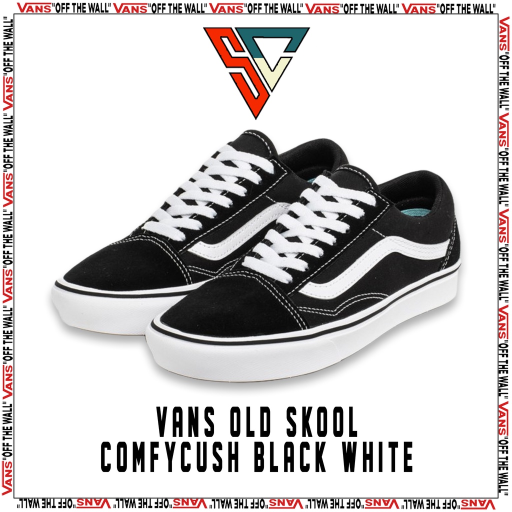 Vans Old Skool Comfycush Black White Original Global Market
