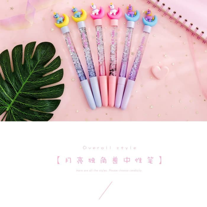 

HARGA HEMAT Pulpen Gel Unik / Pen Gel Tongkat Magic Warna Warni Edisi Unicorn Imut