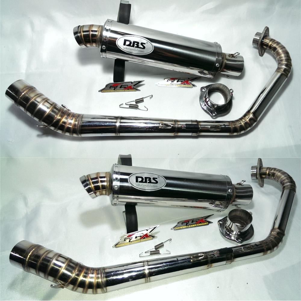 Knalpot DBS Racing Satria Fu 150 Full Stainless (Knalpot Satria FU