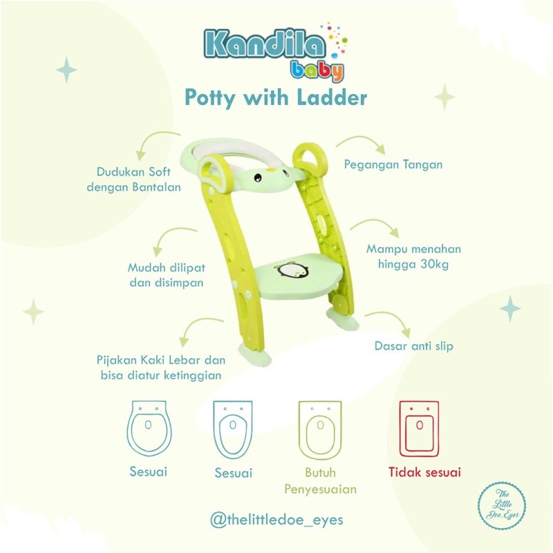 [READY] Kandila Baby Potty with ladder