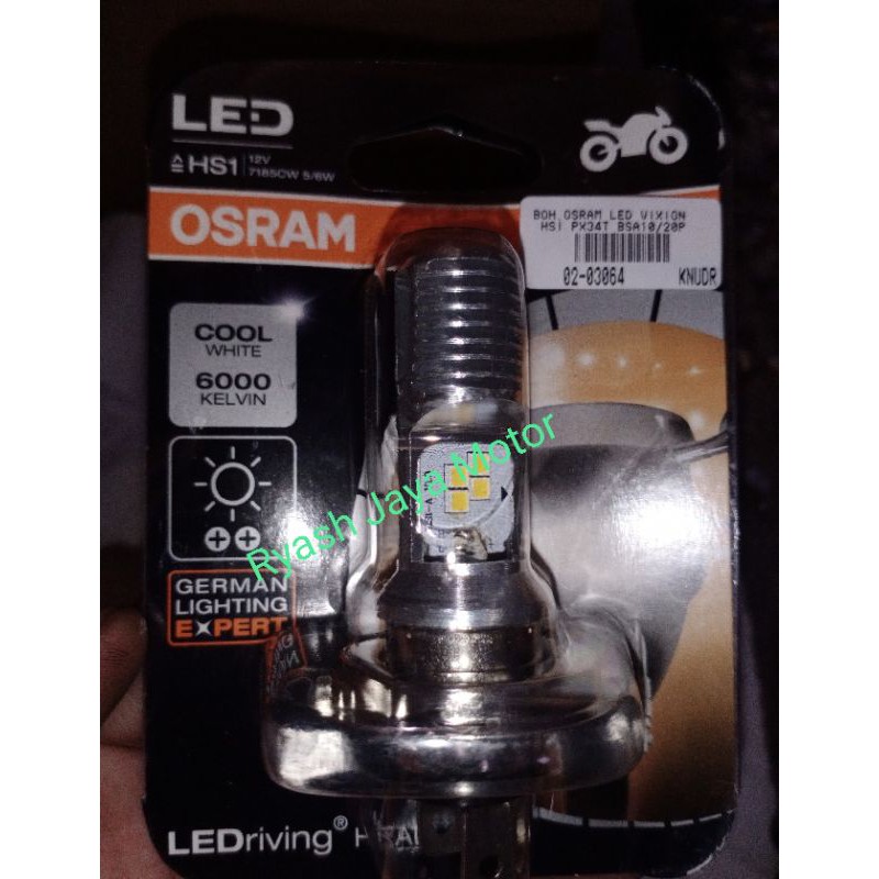 Lampu/ Bohlam depan HS1 LED for vixion old/new/scoopy/ scoopy f1