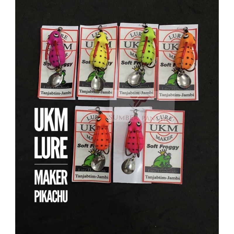 Soft Frog Pikachu safety hook UKM lure maker