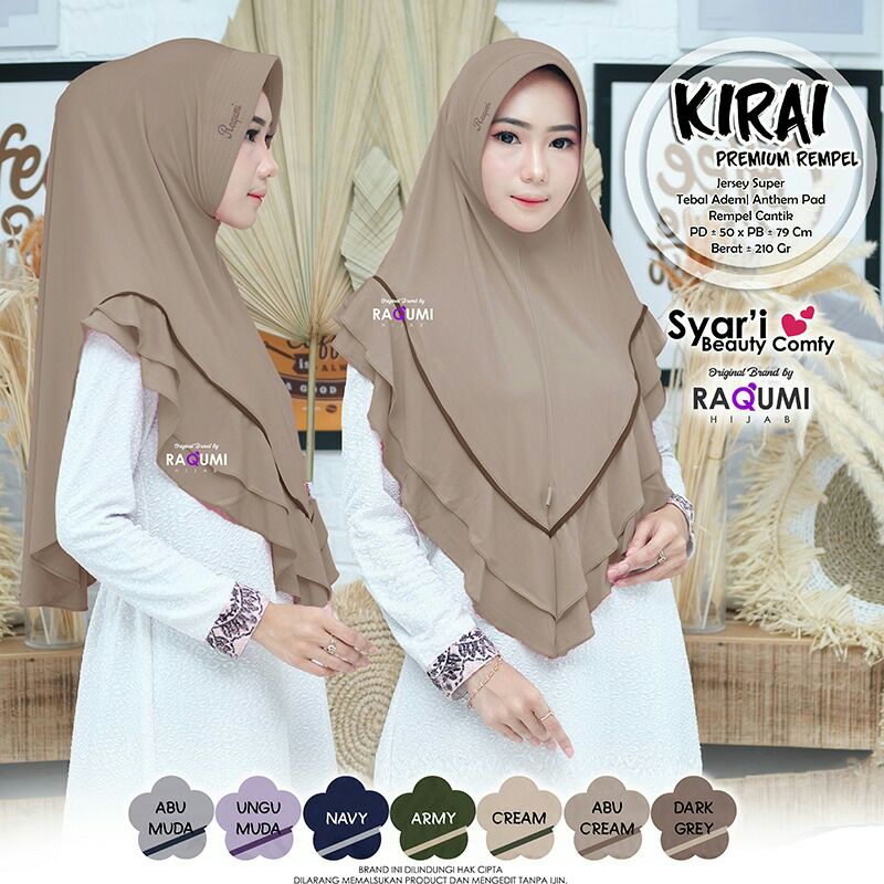 Jilbab kirai Raqumi ori