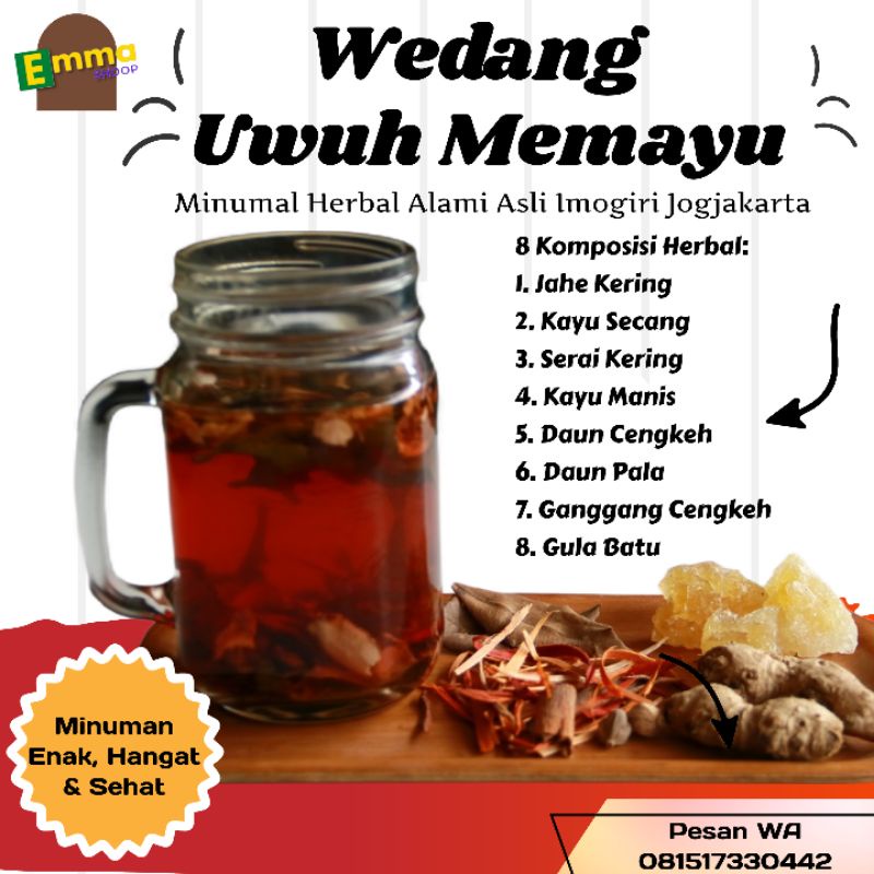 Wedang Uwuh Komplit Khas Jogja per 1 pcs