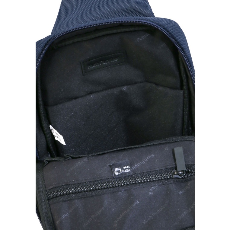 TAS SELEMPANG DADA/BADAN PRIA HUSH PUPPIES SLING CHEST/BODY/BAG ORIGINAL BIRU NAVY BLUE HM157