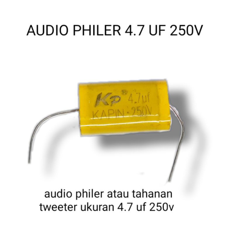 AUDIO PHILER  AUDIOPHILER CAPASITOR 4.7UF 250V