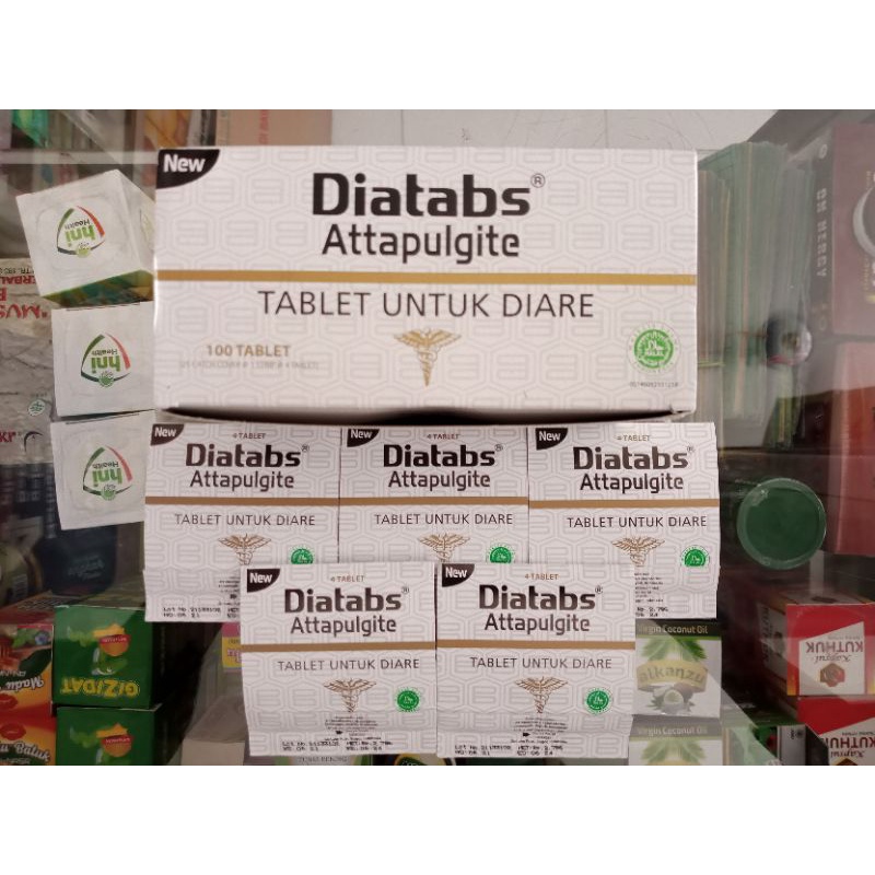 New Diatabs 1 Strip @4 Tablet | Obat Diare - ED 05/2026