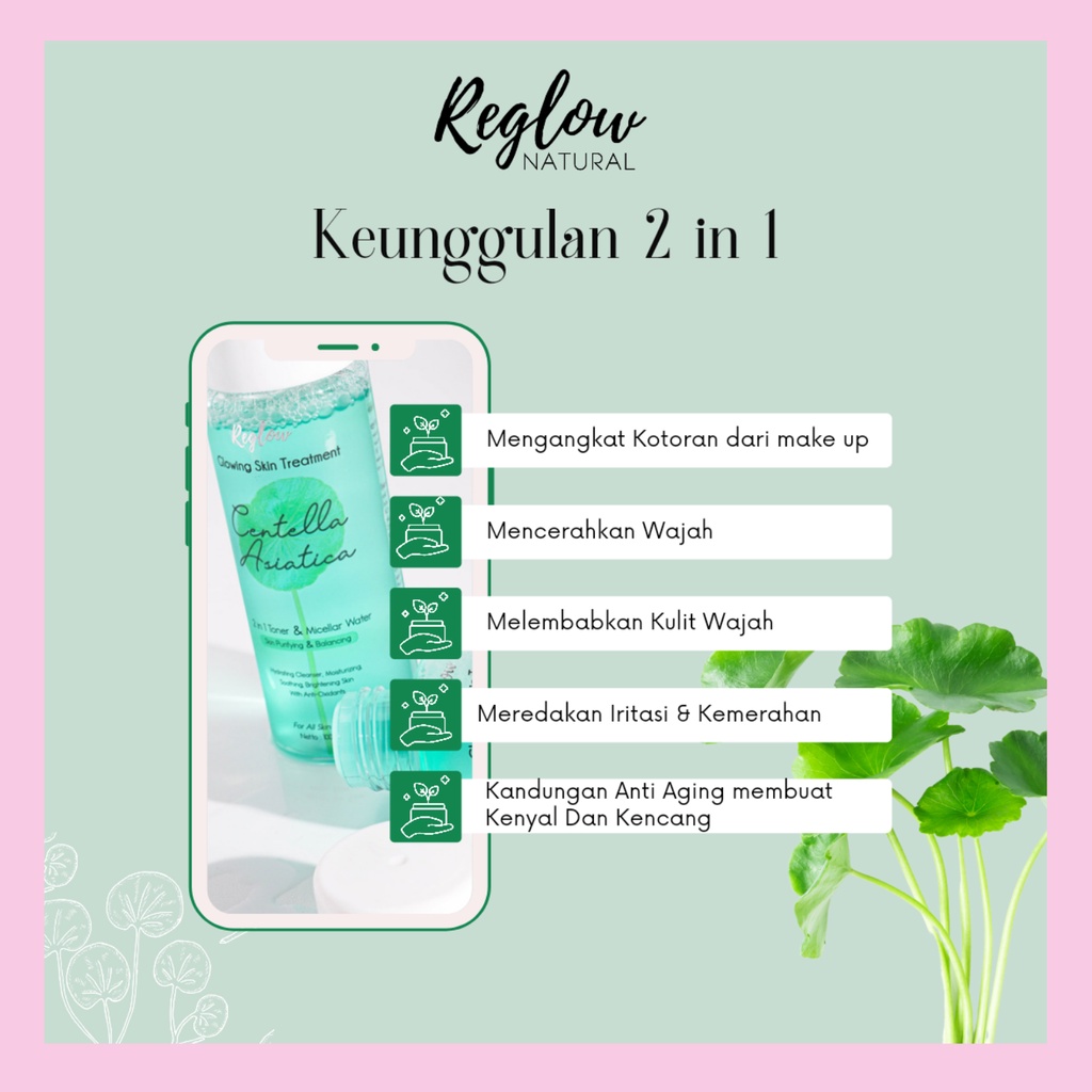 REGLOW Paket Skincare BPOM - perawatan kecantikan mencerahkan seperti skincare korea-5