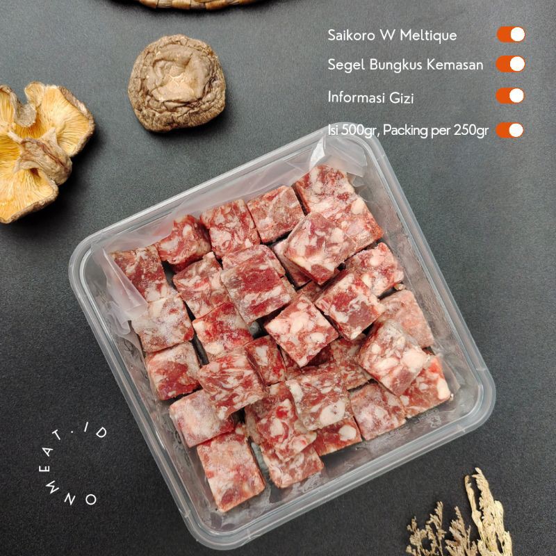 

Saikoro Cube Wagyu Meltique 250gr