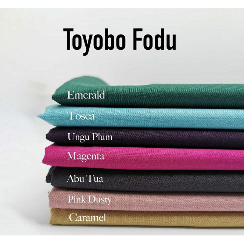 bahan kain toyobo fodu premium