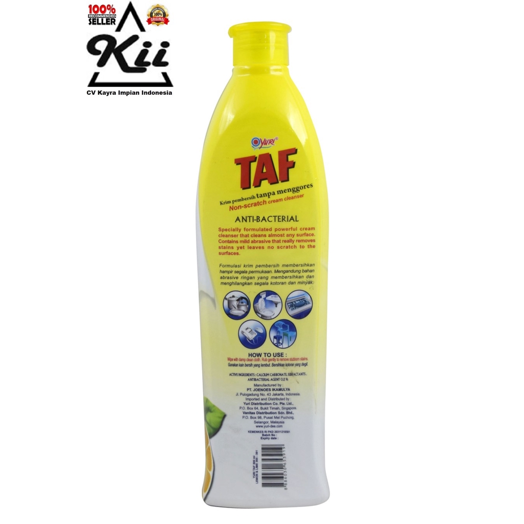 Taf Cream Cleanser Lemon &amp; Lime 500ml - Pembersih Stainless Steel