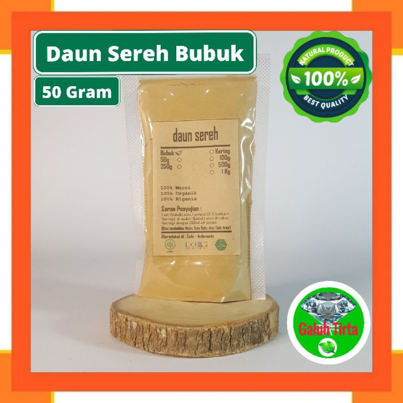 

SERAI BUBUK / SEREH 50 GRAM LEBIH WANGI - Cymbopogon Citratus JSR