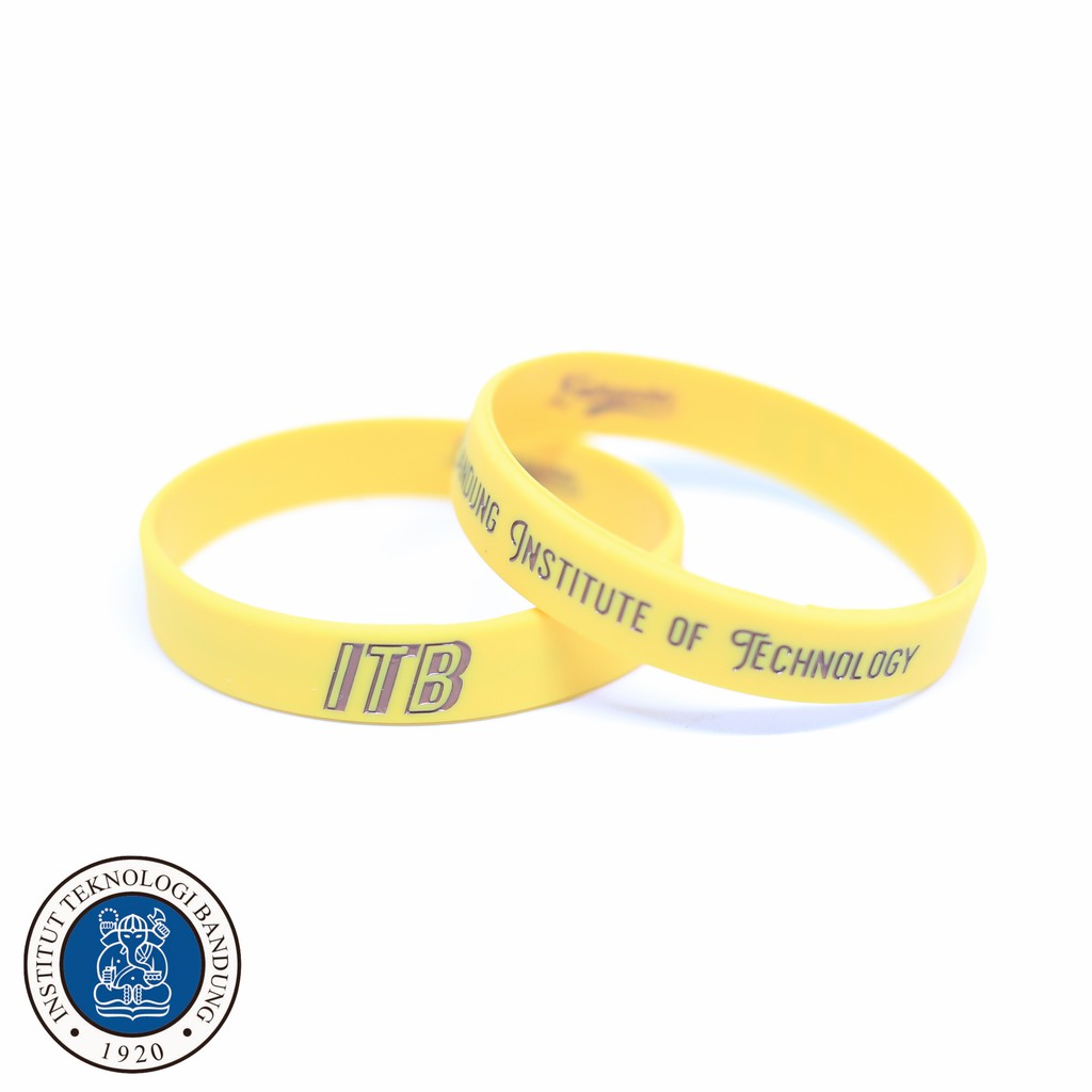 ITB - Insitut Teknologi Bandung - Yellow | Gelang Karet Silicone | Gelang Fashion | Wristband | Brac