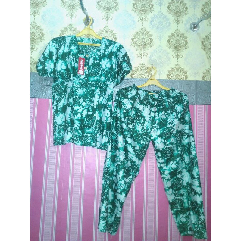 Setelan Tie Dye/Setelan Celana Panjang/Piyama Tie Dye/Set Tie Dye