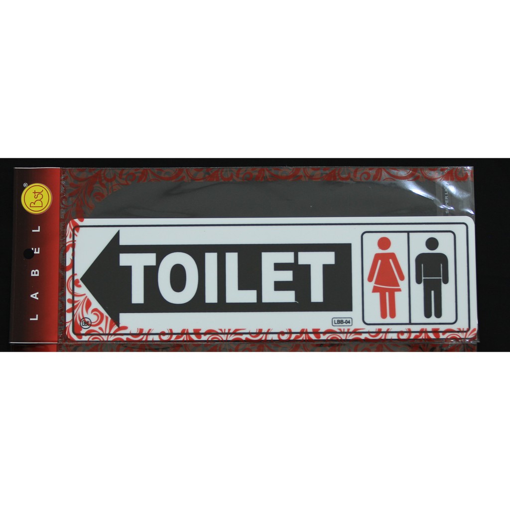 

Label Akrilik Toilet Kiri Besar