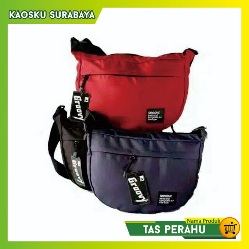TAS SELEMPANG PRAHU / TAS SELEMPANG PRIA / SLING BAG / TAS SELEMPANG MURAH