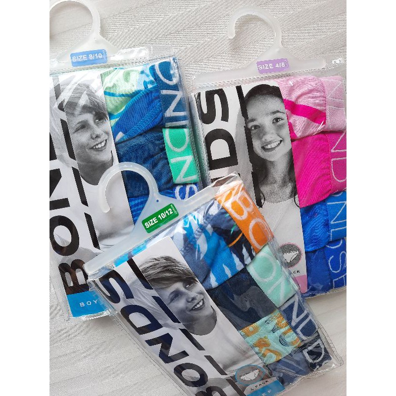 Bonds Kids underwear pack of 4 original