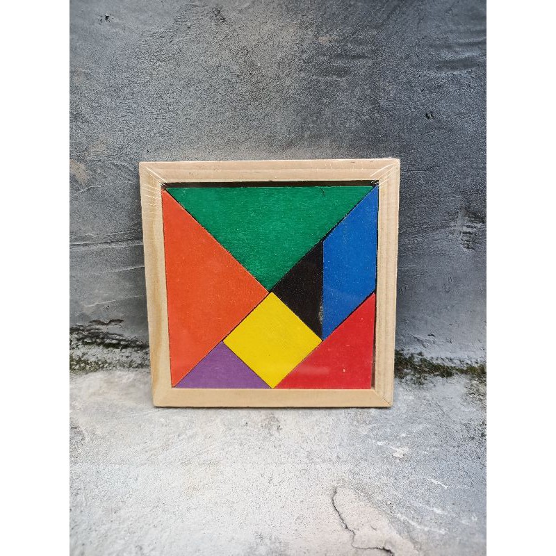 Puzzle Tangram - Mainan Edukasi Montessori anak