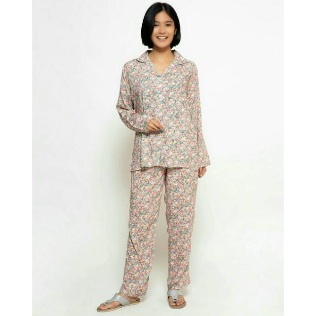 Piyama st.yves lengan panjang blossom