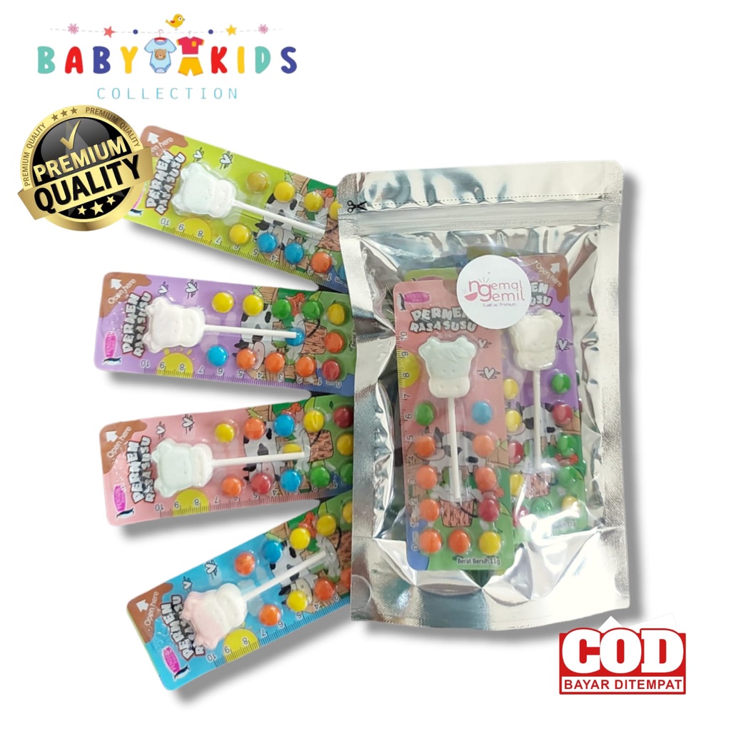 

Milk Lolipop Mixed | Lolipop Milk Button Candy Kualitas Premium