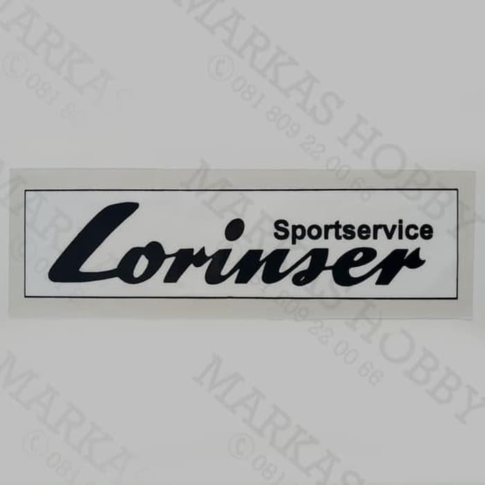 

Stiker / Sticker Lorinser Sportservice Tempel Dalam